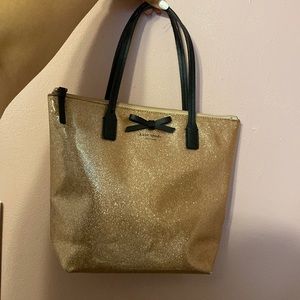 Kate Spade Rose Gold Sparkle Tote